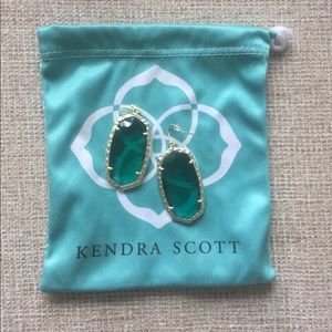 Green Kendra Scott Earrings